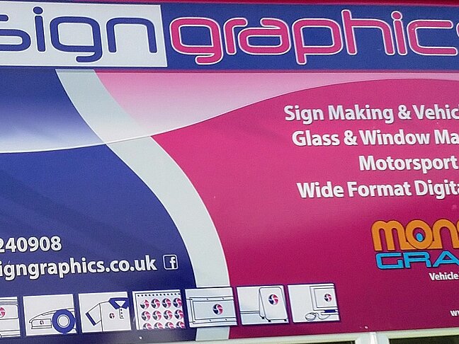 Sign graphics sign.