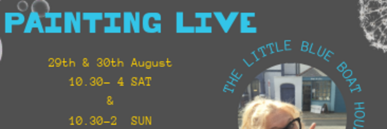 Kerry Munn painting live
