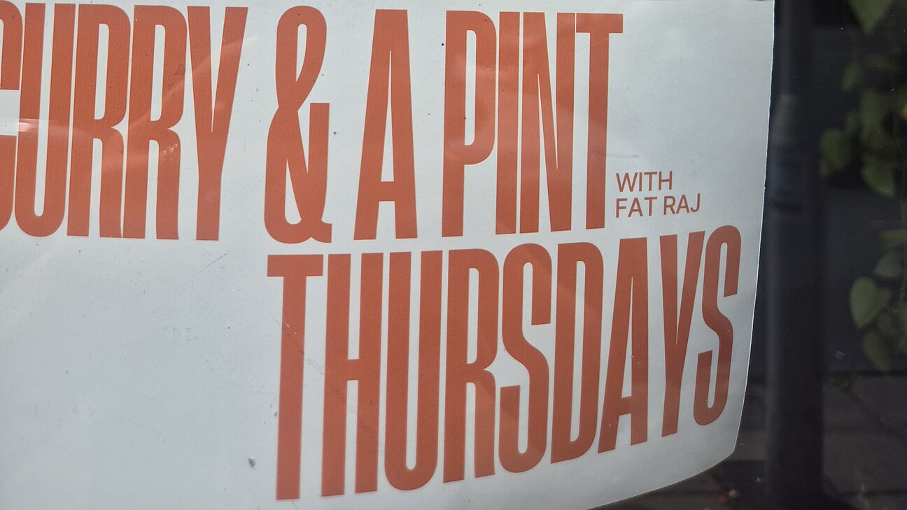 Curry and Pint Thursdays at Bar 96