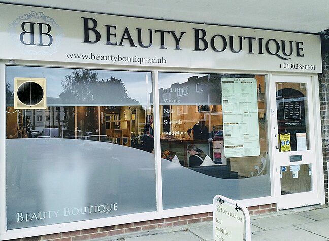 The Beauty Boutique, Enbrook Valley, Sandgate