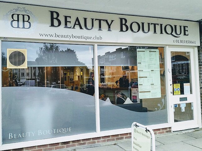The Beauty Boutique, Enbrook Valley, Sandgate