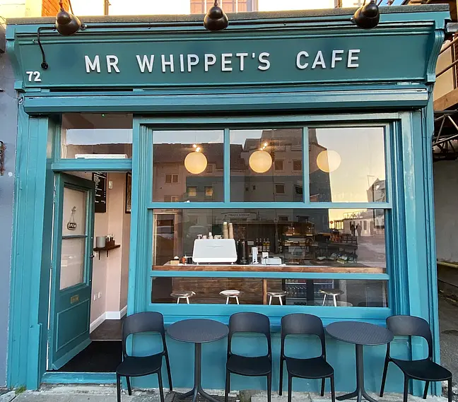 Mr Whippet's Cafe, on Sandgate high street