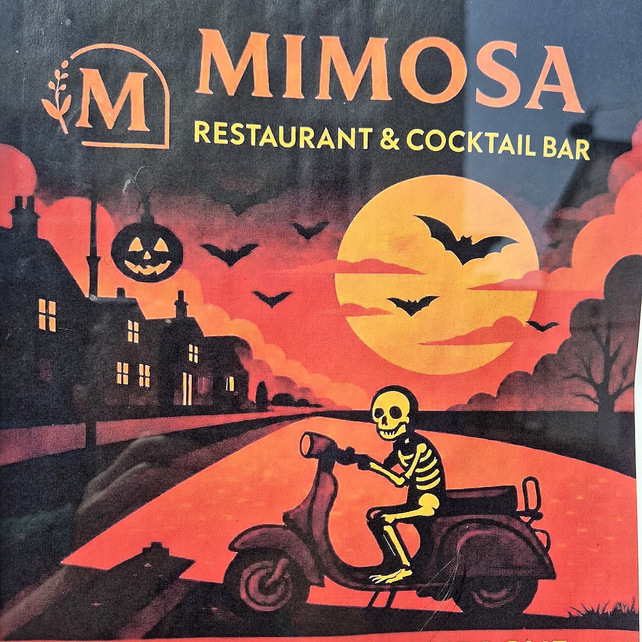 Mimosa poster for Halloween Disco