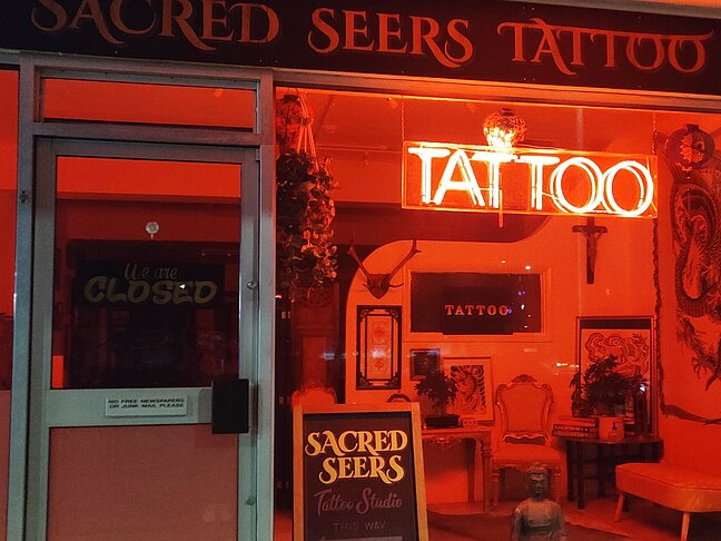 Sacred Seers Tattoo, Golden Valley, Sandgate