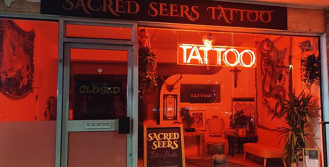 Sacred Seers Tattoo, Golden Valley, Sandgate