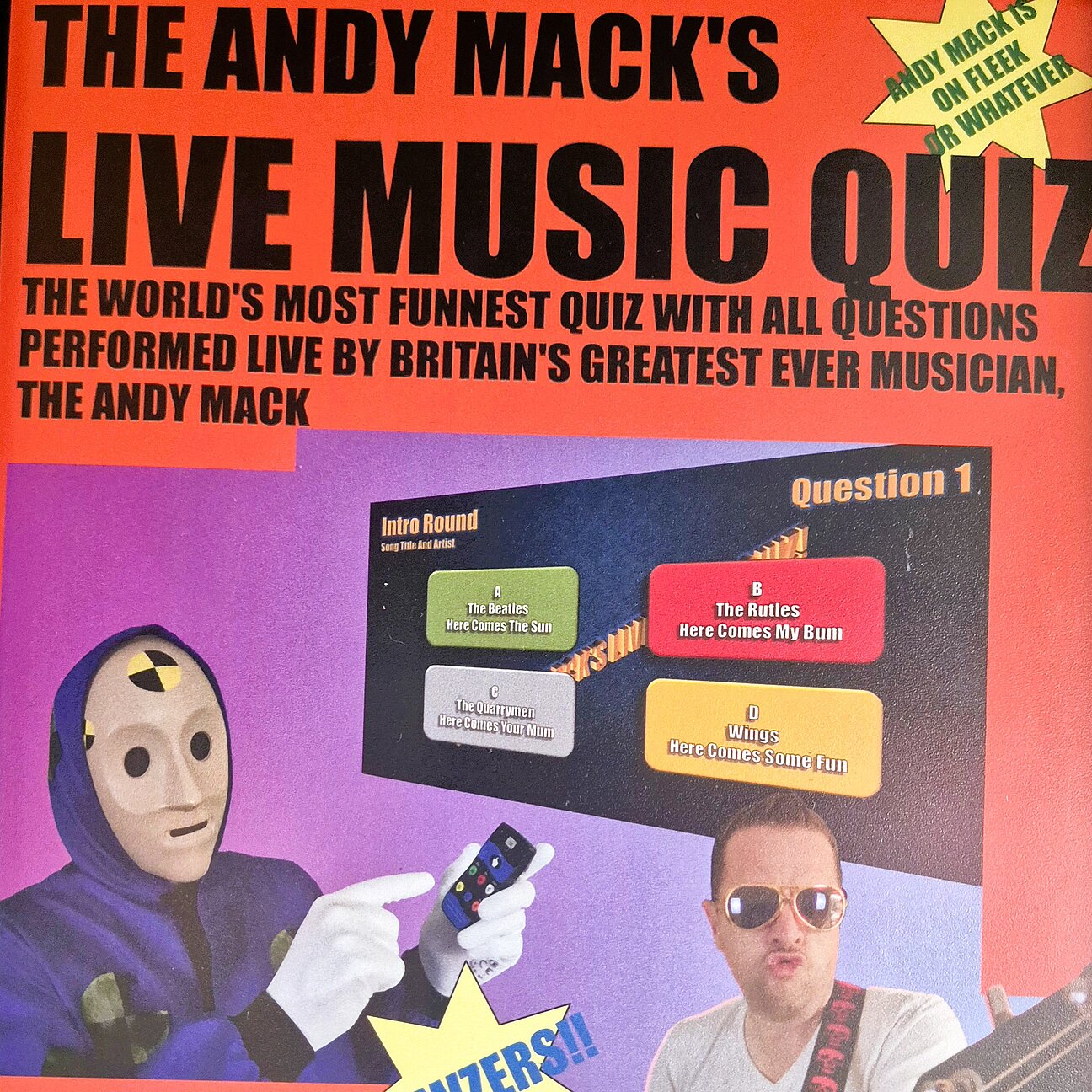 Andy Mack's Live Music Quiz at The Providence Inn