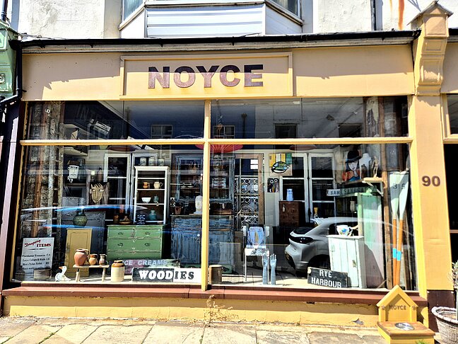 Noyce shop front, on Sandgate high street