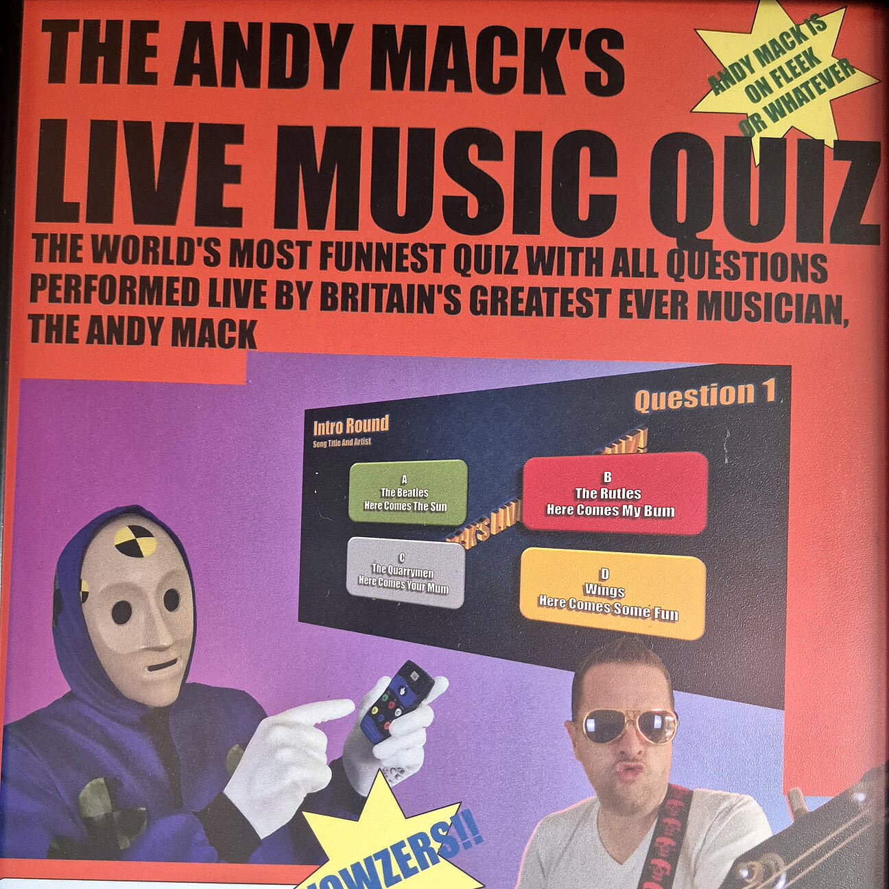 Andy Mack's Live Music Quiz at The Providence Inn