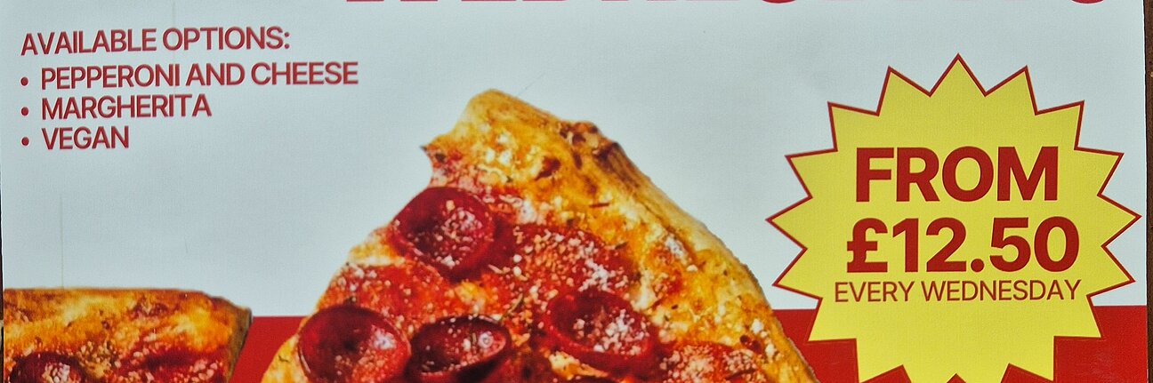 Pizza and Pint Wednesdays at Bar 96 
