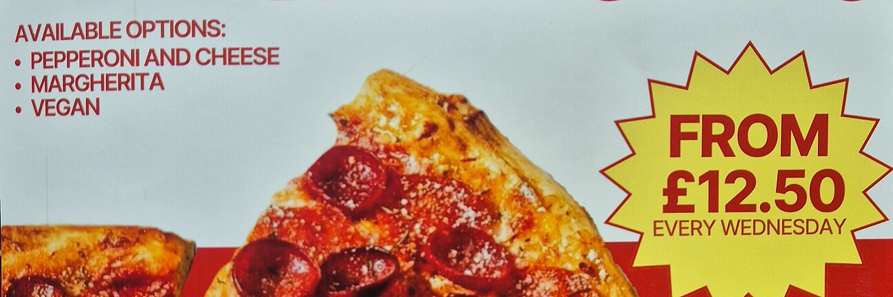 Pizza and Pint Wednesdays at Bar 96 