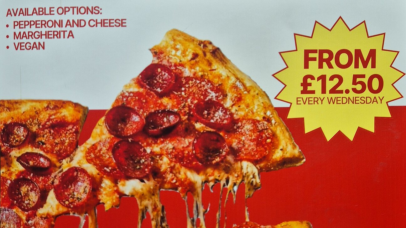 Pizza and Pint Wednesdays at Bar 96 
