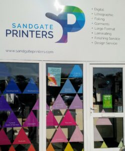 Sandgate Printers, Business Cards, Postcards, Brochures, Leaflets.