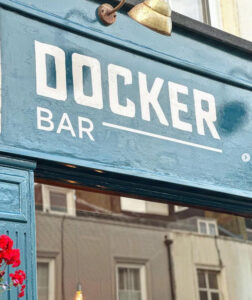 Docker bar sign in Sandgate